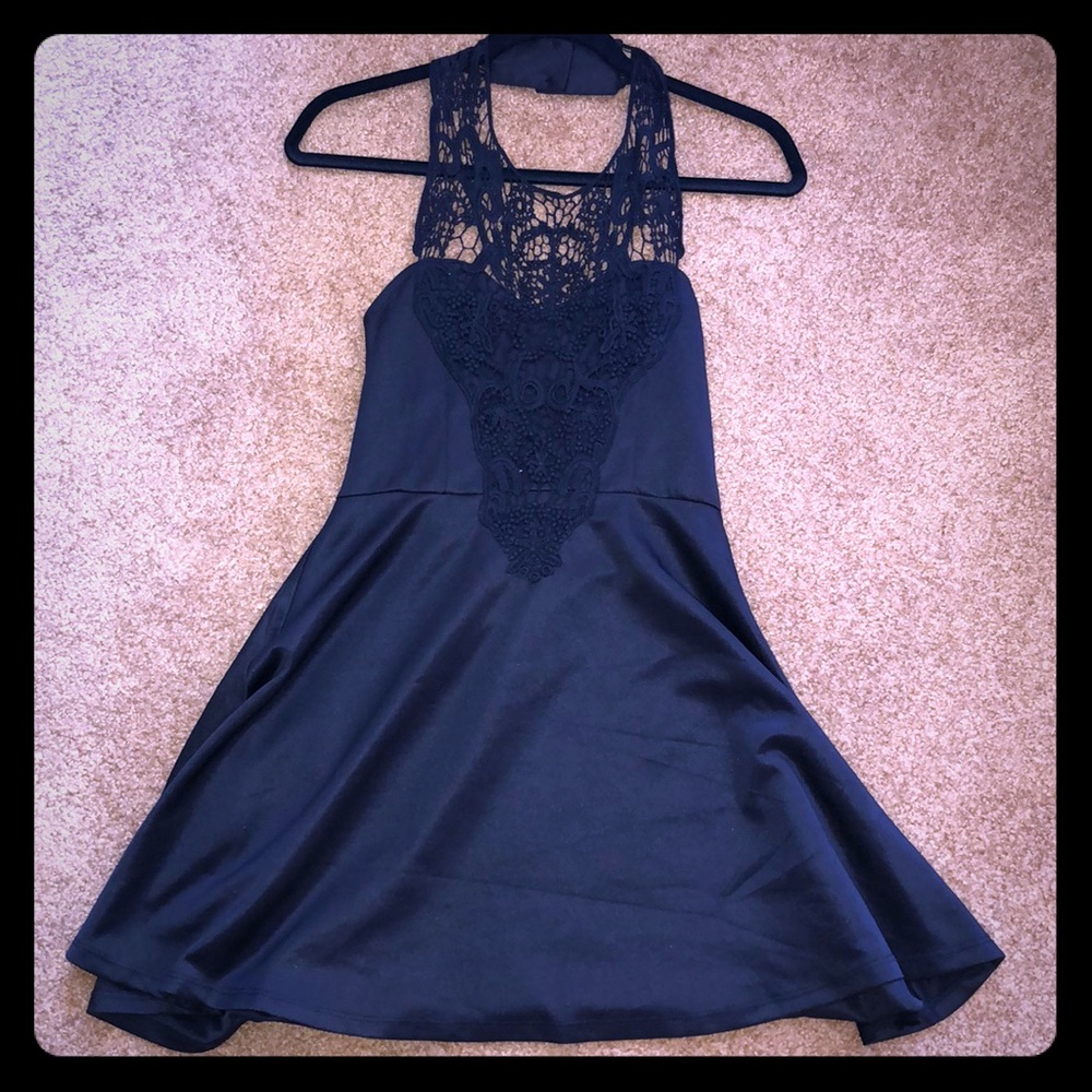 Open Back Midi Dress